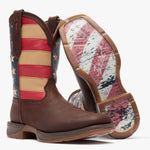 Men's Rebel by Durango Patriotic Pull-On Western Flag Boots (DB5554)