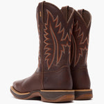 Men's Rebel by Durango X-Pand Western Boots Chocolate STEEL TOE(DDB0520) Slip Oil Resistant