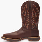 Men's Rebel by Durango X-Pand Western Boots Chocolate STEEL TOE(DDB0520) Slip Oil Resistant