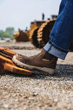 Caterpillar Men's Striver XL Chelsea Waterproof Steel Toe Work Boot (P91819 - Pyramid - Steel Toe)